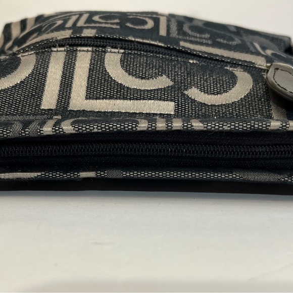 Liz Claiborne Crossbody Black and Silver Purse/Handbag USED. - Picture 6 of 10